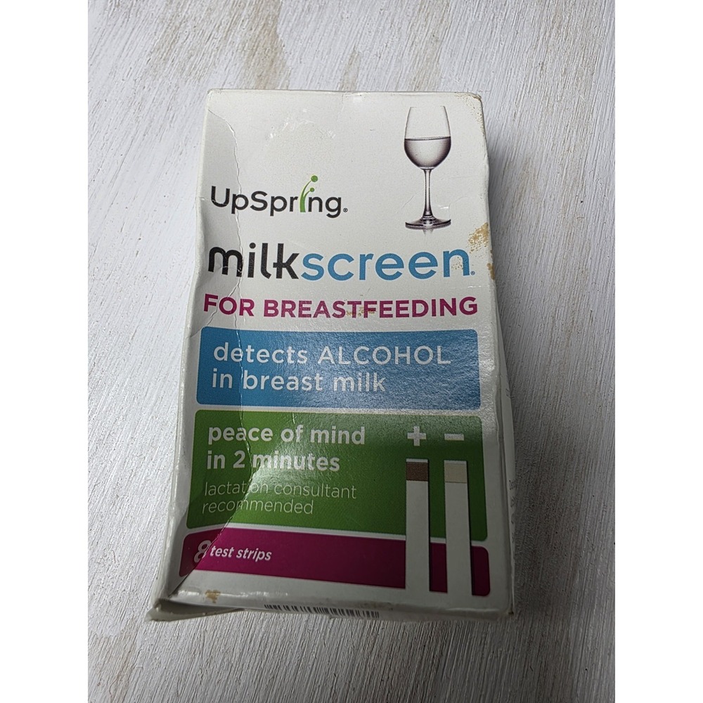 NEW Upspring Milkscreen (8) Test Strips Detect Alcohol in Breast Milk